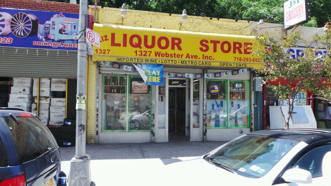 Photo of 1329 Webster Ave Liquor Corporation in Bronx City, New York, United States - 1 Picture of Point of interest, Establishment, Store, Liquor store