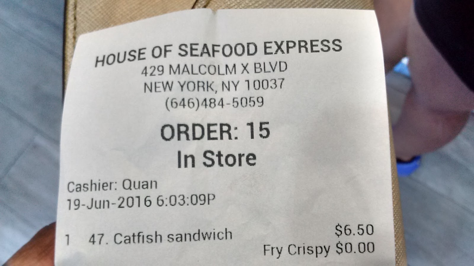 Photo of House of Seafood Express in New York City, New York, United States - 1 Picture of Restaurant, Food, Point of interest, Establishment