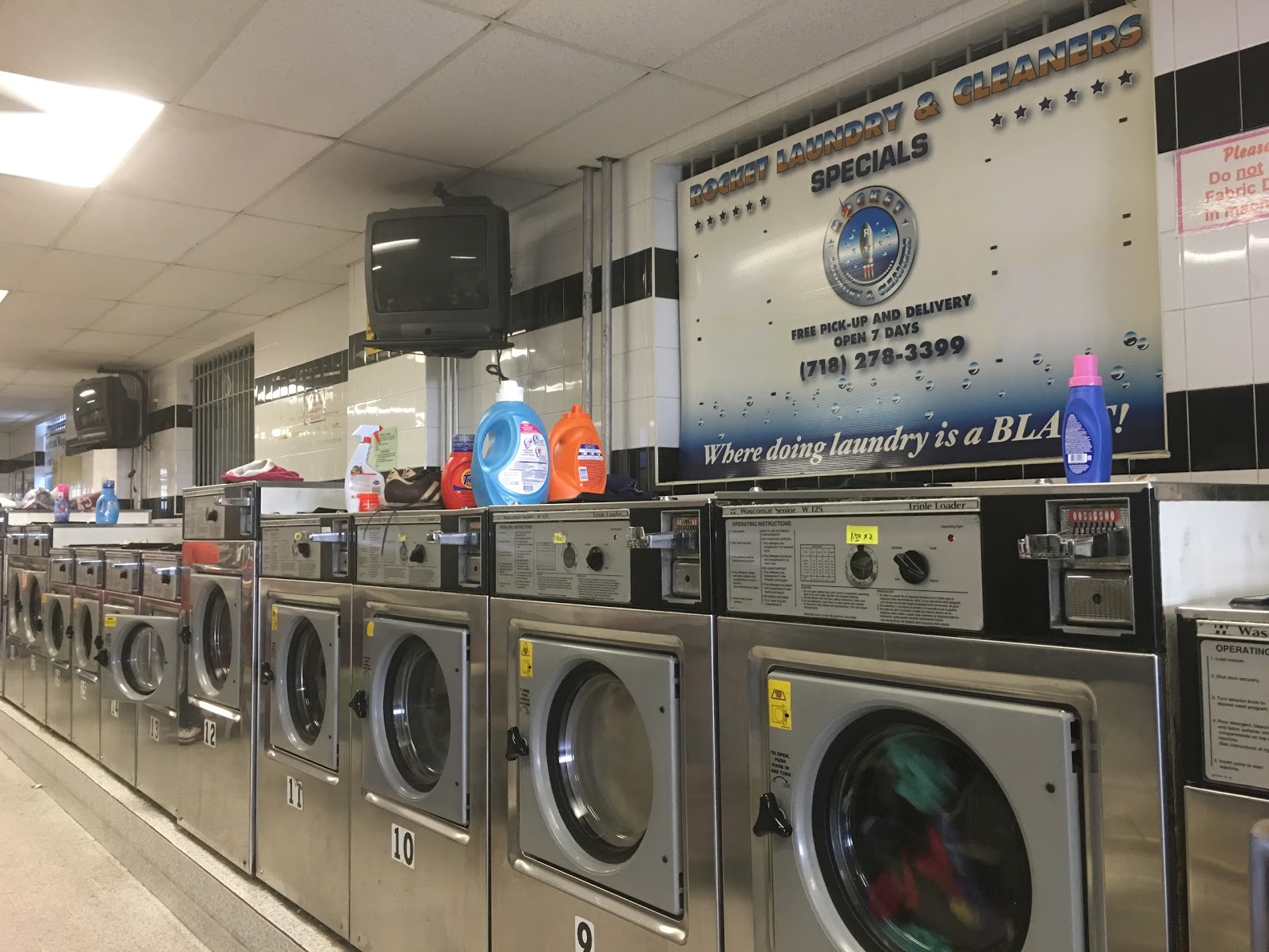 Photo of JMW Rocket Laudromat in Queens City, New York, United States - 1 Picture of Point of interest, Establishment, Laundry