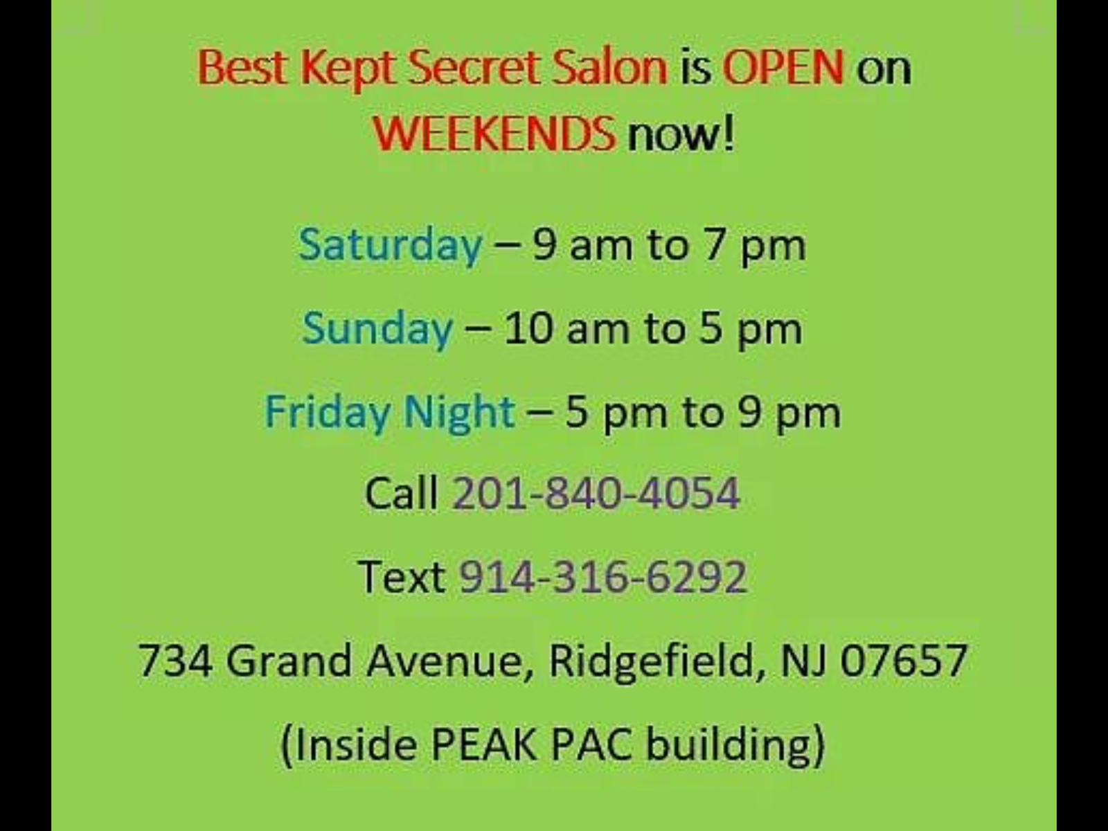 Photo of Best Kept Secret Salon in Ridgefield City, New Jersey, United States - 4 Picture of Point of interest, Establishment, Hair care