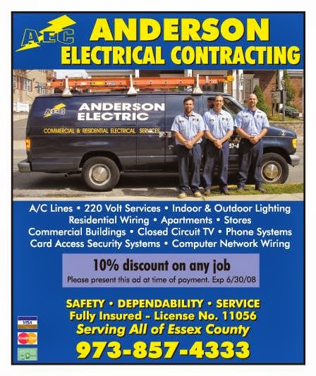 Photo of Anderson Electric Corp. in Verona City, New Jersey, United States - 3 Picture of Point of interest, Establishment, General contractor, Electrician