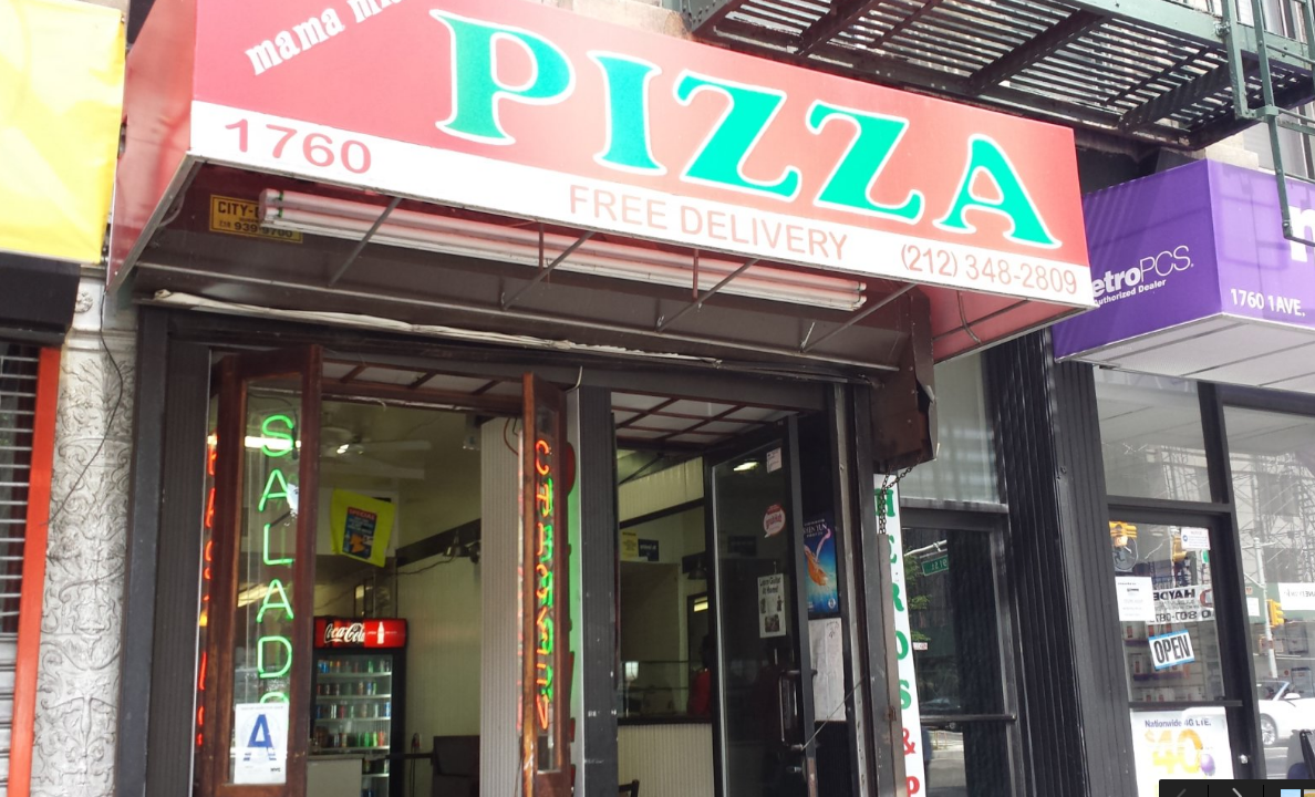 Photo of Mamma mia pizza in New York City, New York, United States - 1 Picture of Restaurant, Food, Point of interest, Establishment, Meal takeaway, Meal delivery