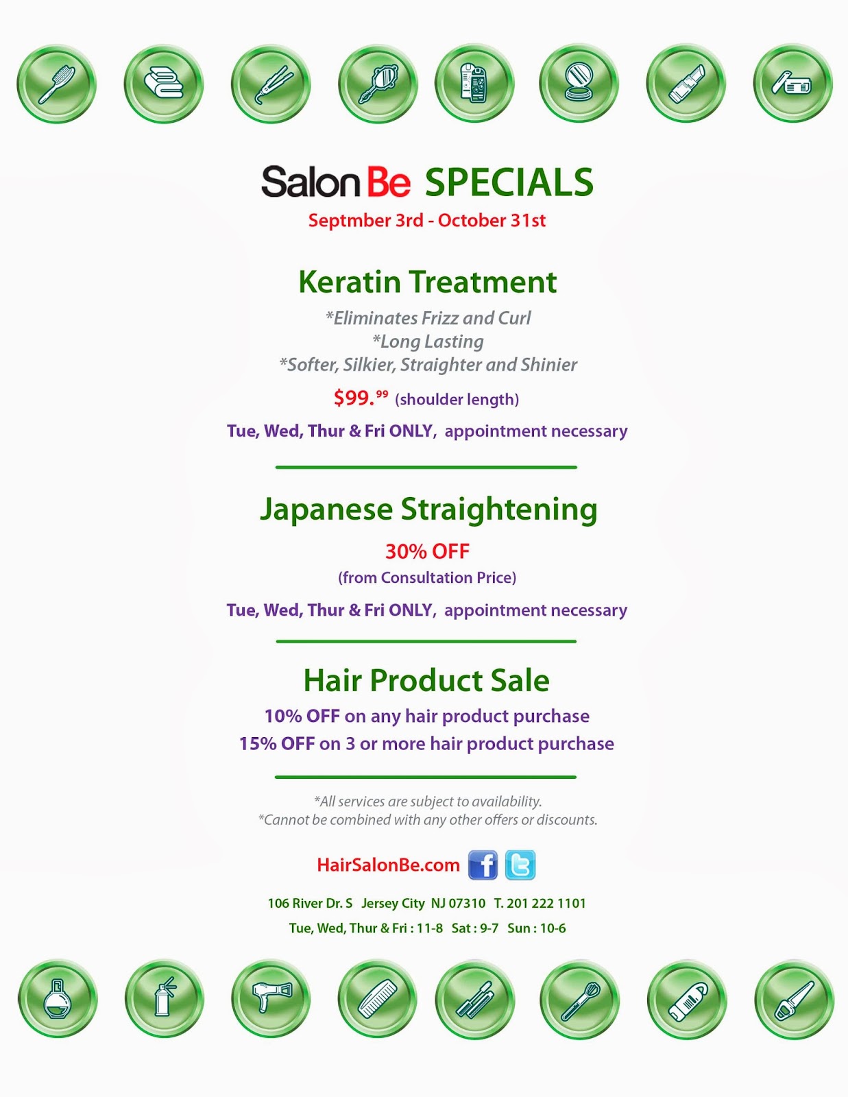Photo of Salon Be in Jersey City, New Jersey, United States - 2 Picture of Point of interest, Establishment, Spa, Beauty salon, Hair care