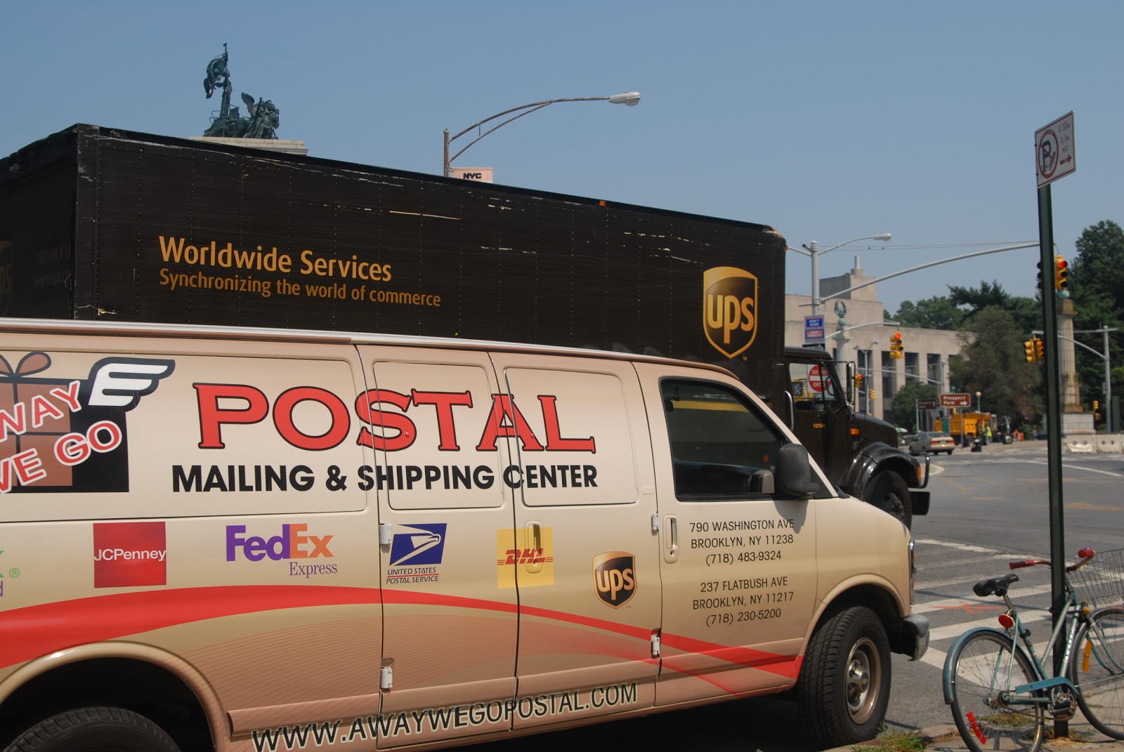 Photo of Away We Go Postal in Kings County City, New York, United States - 2 Picture of Point of interest, Establishment, Finance, Store, Moving company