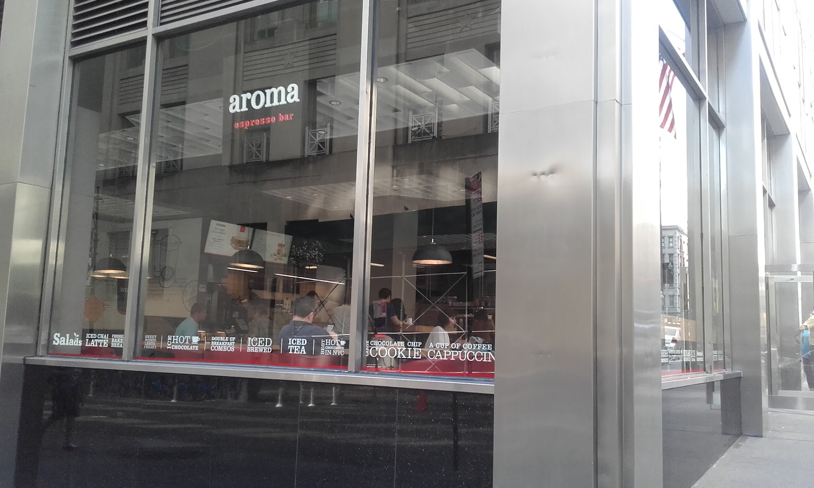 Photo of Aroma Espresso Bar in New York City, New York, United States - 4 Picture of Restaurant, Food, Point of interest, Establishment, Store, Meal takeaway, Cafe