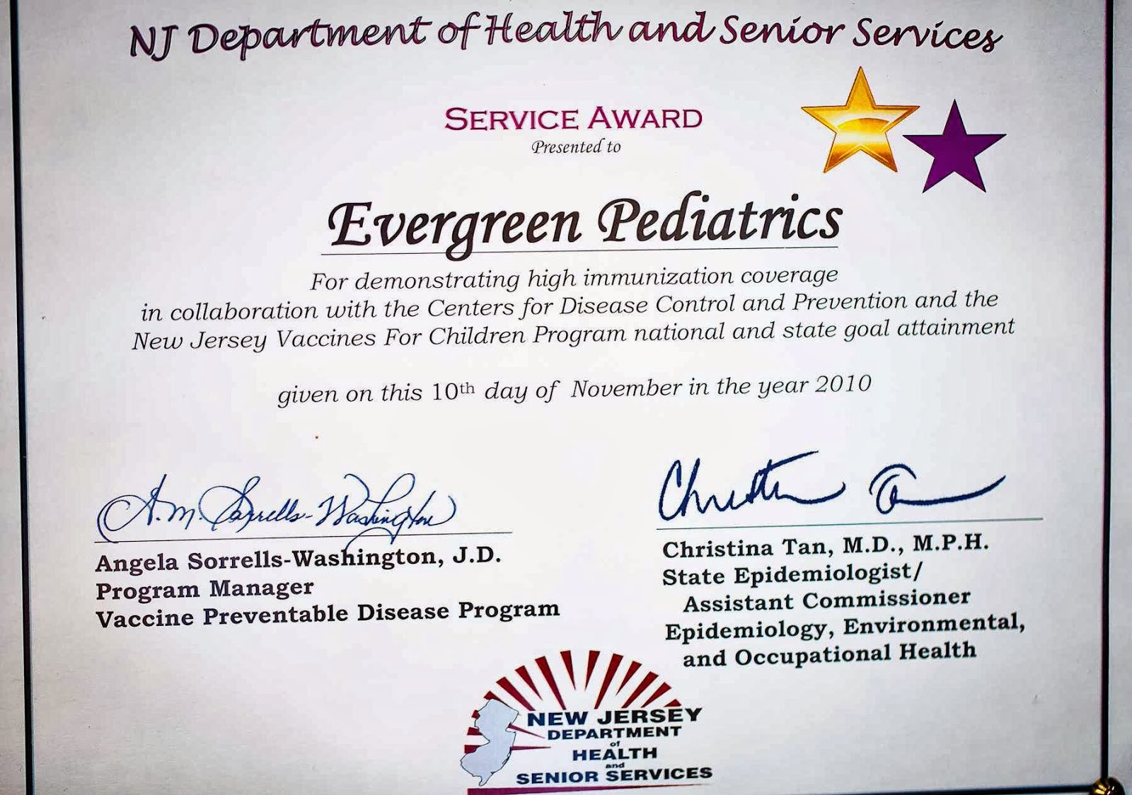 Photo of Evergreen Pediatrics in Fort Lee City, New Jersey, United States - 5 Picture of Point of interest, Establishment, Health, Doctor