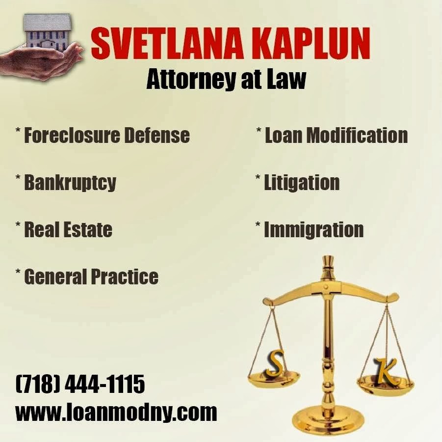 Photo of Law Office of Svetlana Kaplun, P.C. in Kings County City, New York, United States - 1 Picture of Point of interest, Establishment, Finance, Lawyer