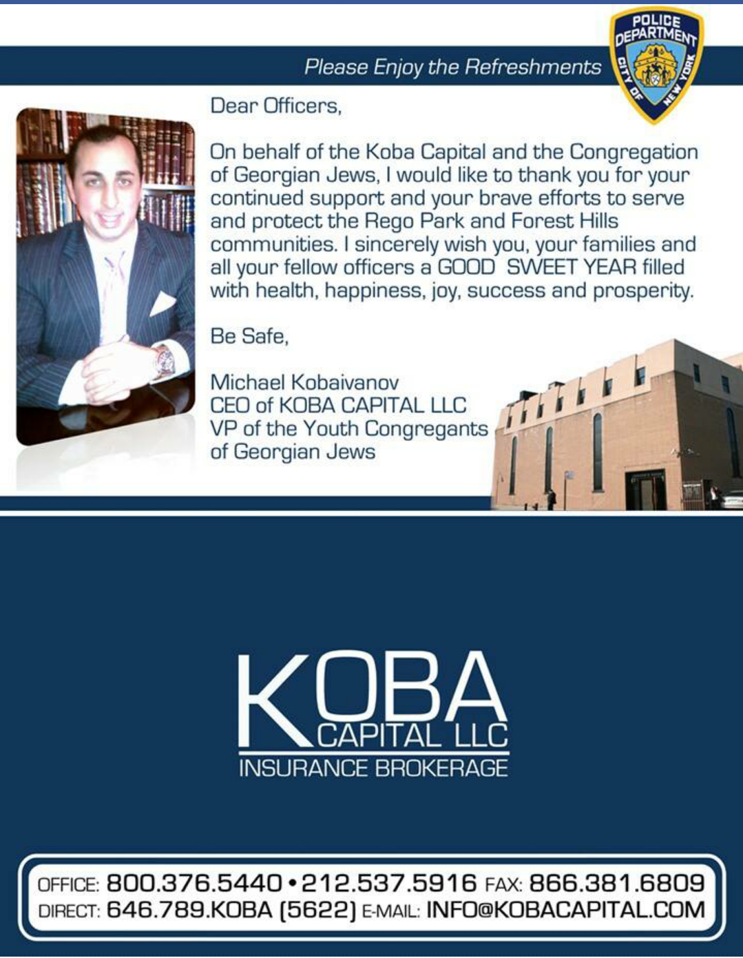 Photo of Koba Capital LLC Insurance 646-789-5622 or Info@KobaCapital.com in Queens City, New York, United States - 7 Picture of Point of interest, Establishment, Finance, Health, Insurance agency