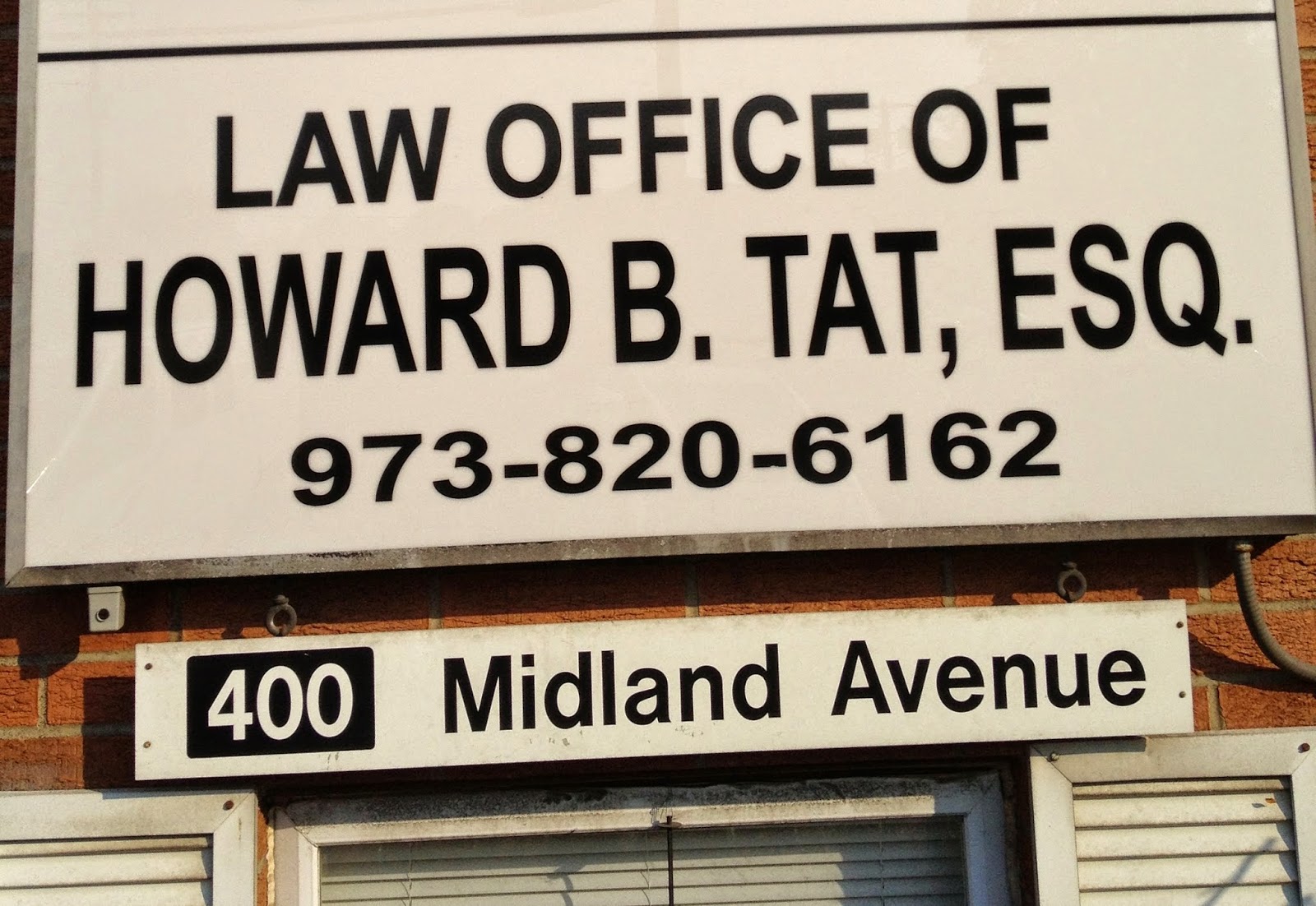 Photo of Law Office of Howard B. Tat, Esq. in Garfield City, New Jersey, United States - 1 Picture of Point of interest, Establishment, Lawyer