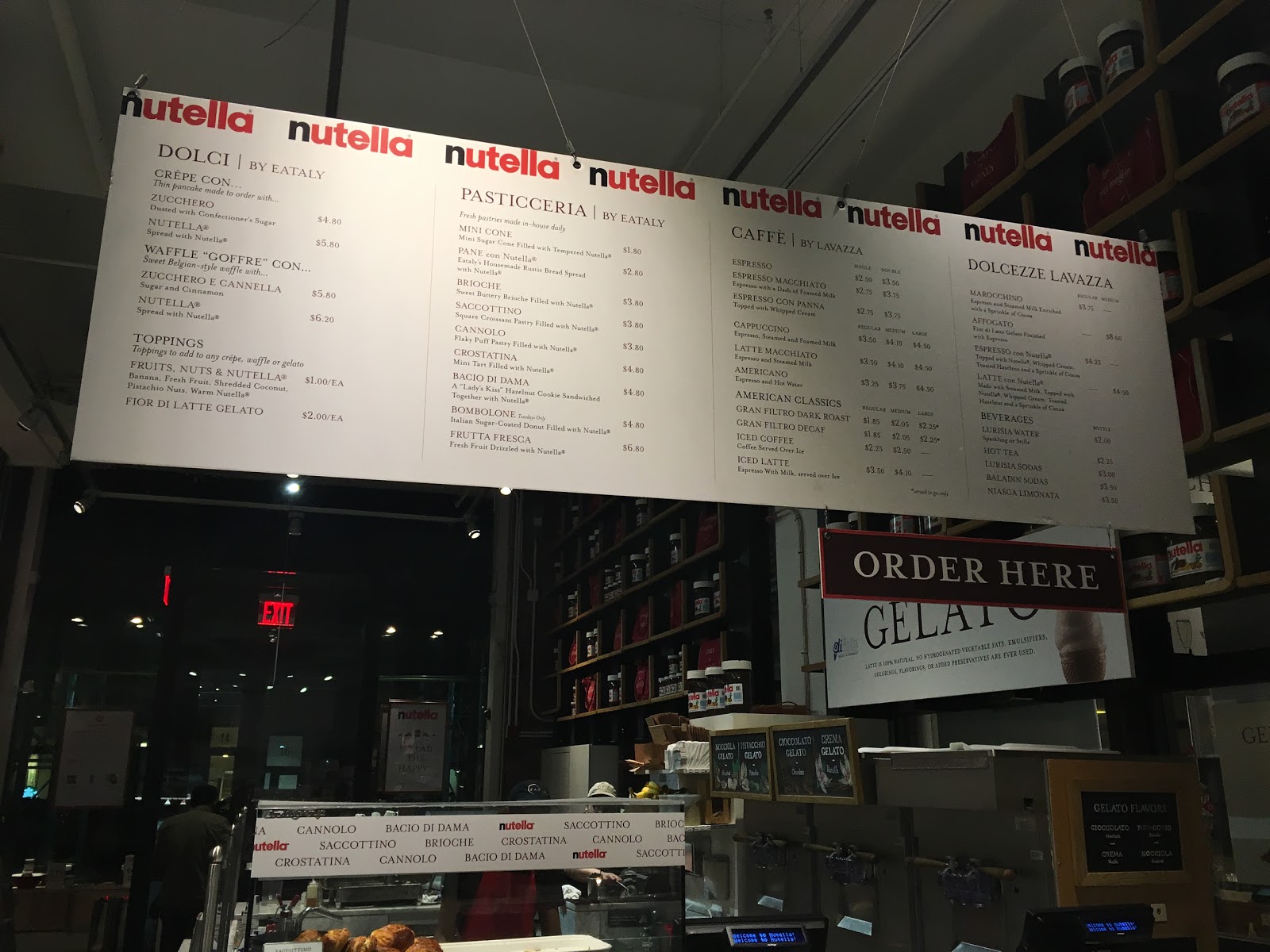 Photo of Nutella Bar in New York City, New York, United States - 6 Picture of Restaurant, Food, Point of interest, Establishment, Store, Meal takeaway, Bar