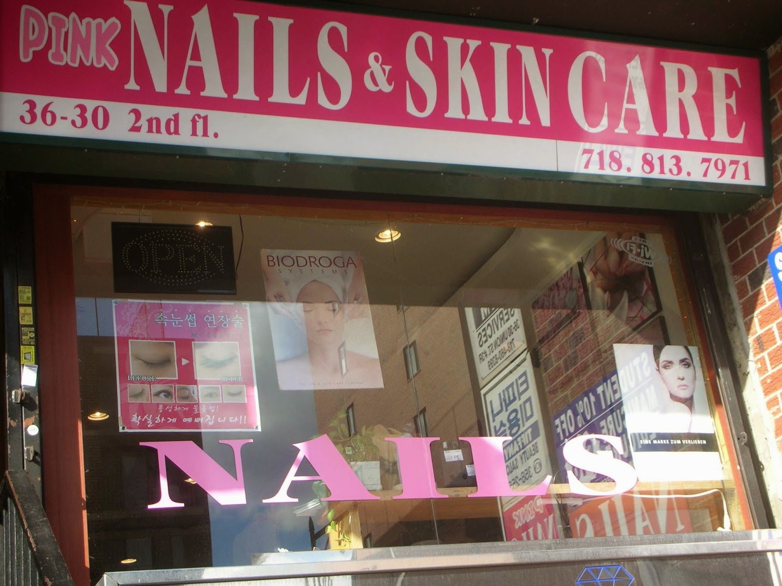 Photo of Pink Nails & Skincare in Queens City, New York, United States - 2 Picture of Point of interest, Establishment, Health, Beauty salon, Hair care