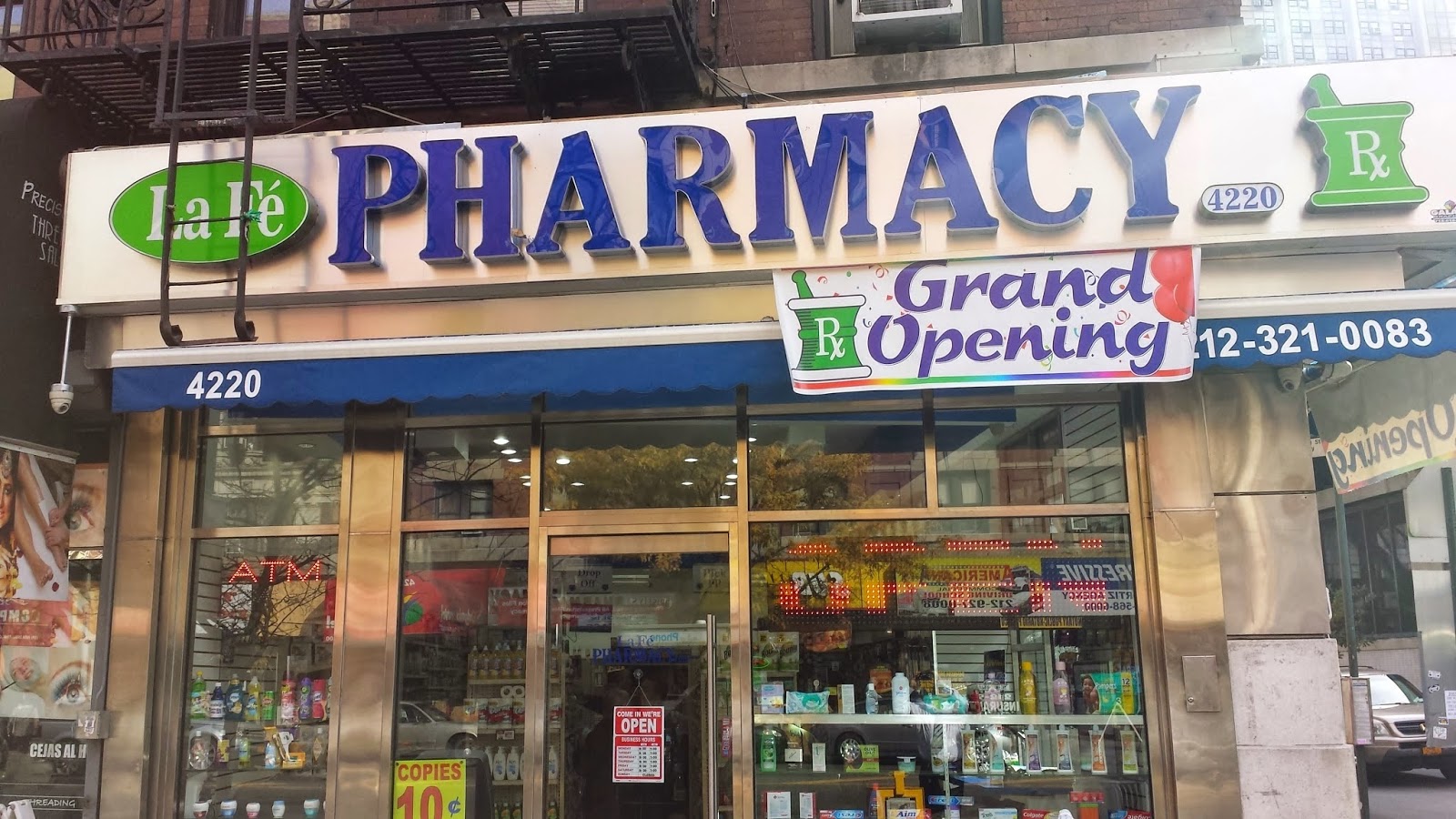 Photo of La Fe PHARMACY in New York City, New York, United States - 1 Picture of Point of interest, Establishment, Store, Health, Pharmacy