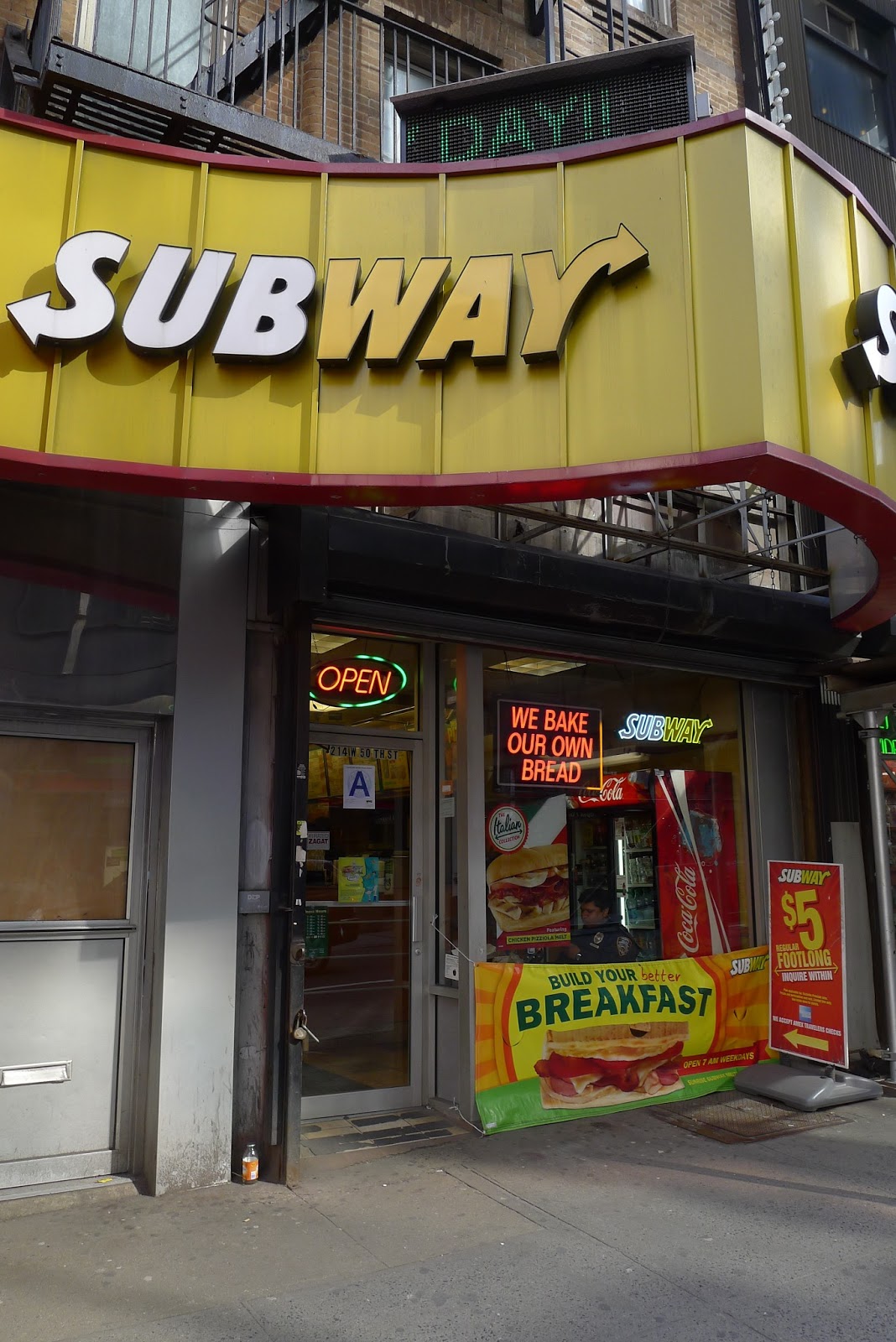 Photo of Subway in New York City, New York, United States - 1 Picture of Restaurant, Food, Point of interest, Establishment