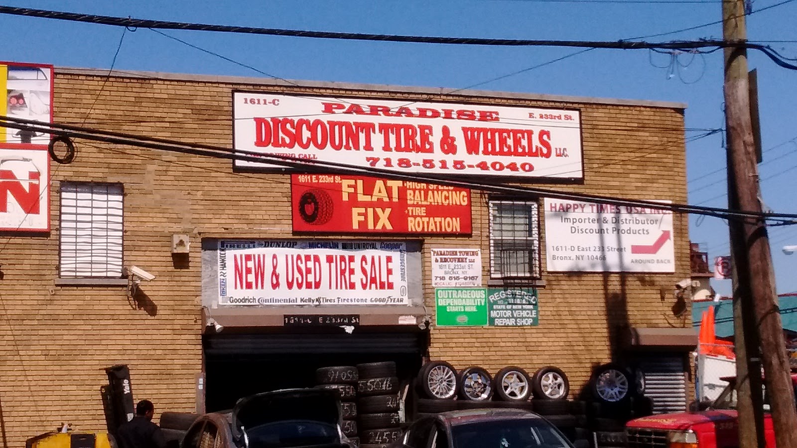 Photo of Paradise Discount Tire & Wheels in New York City, New York, United States - 1 Picture of Point of interest, Establishment, Store, Car repair