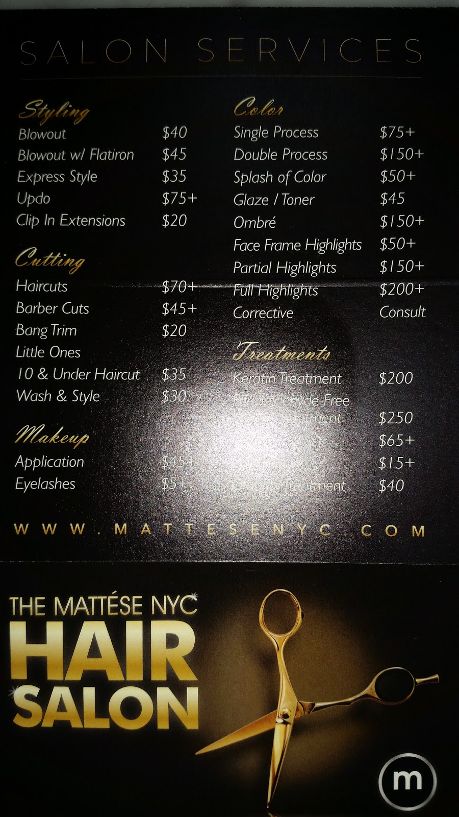 Photo of Mattese NYC in New York City, New York, United States - 5 Picture of Point of interest, Establishment, Beauty salon