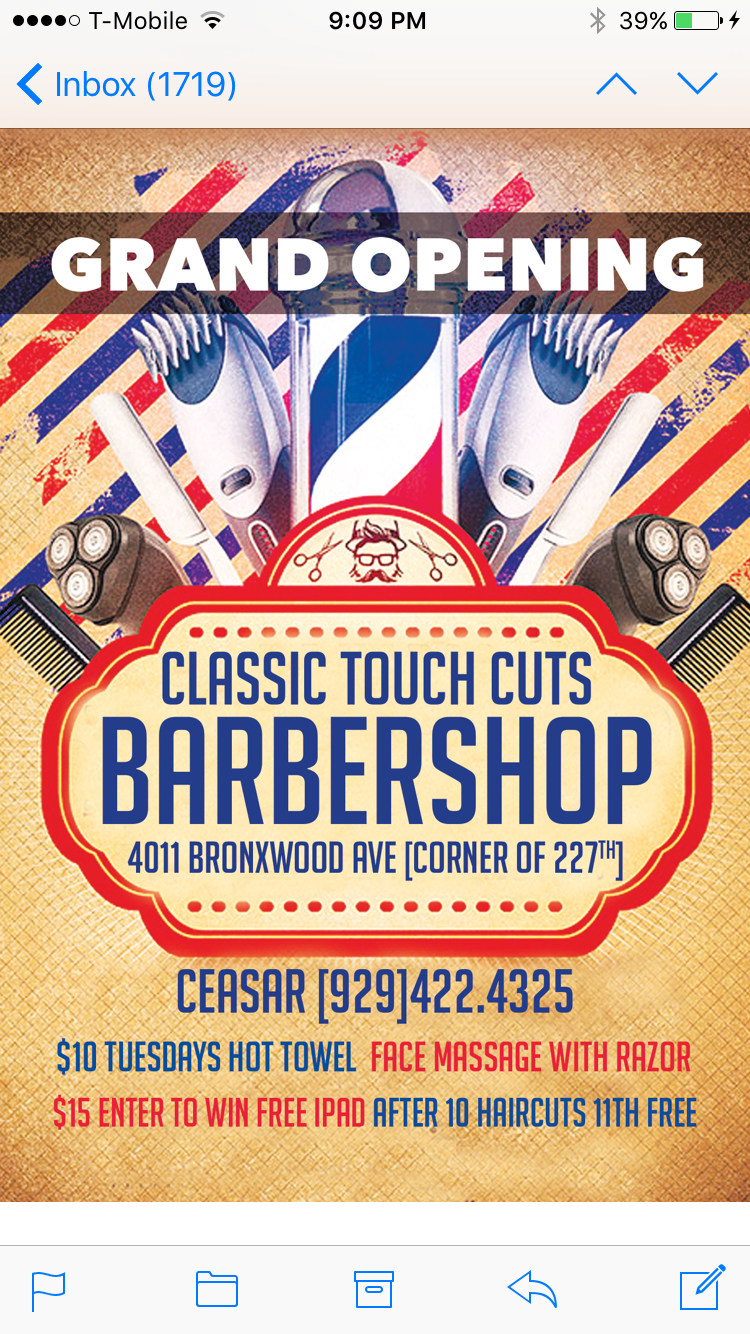 Photo of Classic touch cuts llc in Bronx City, New York, United States - 7 Picture of Point of interest, Establishment, Health, Hair care