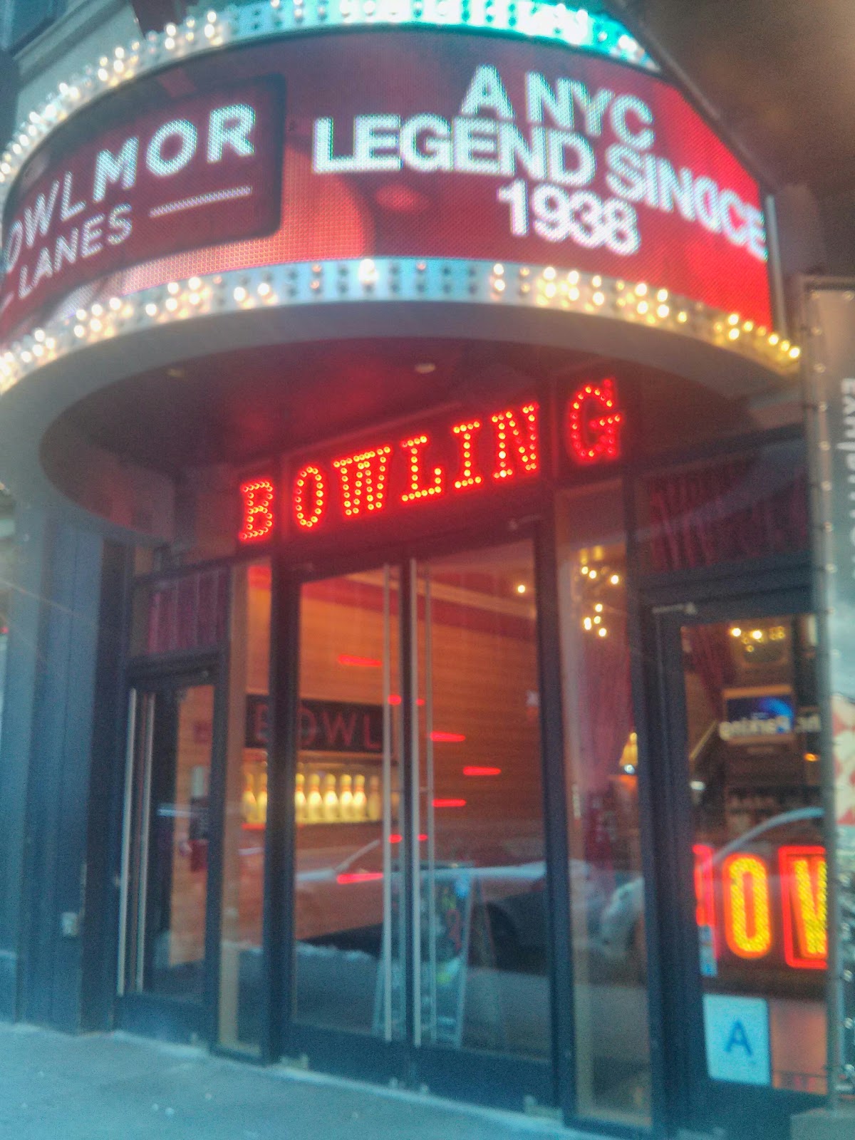 Photo of Bowlmor Times Square in New York City, New York, United States - 4 Picture of Restaurant, Food, Point of interest, Establishment, Bar, Bowling alley