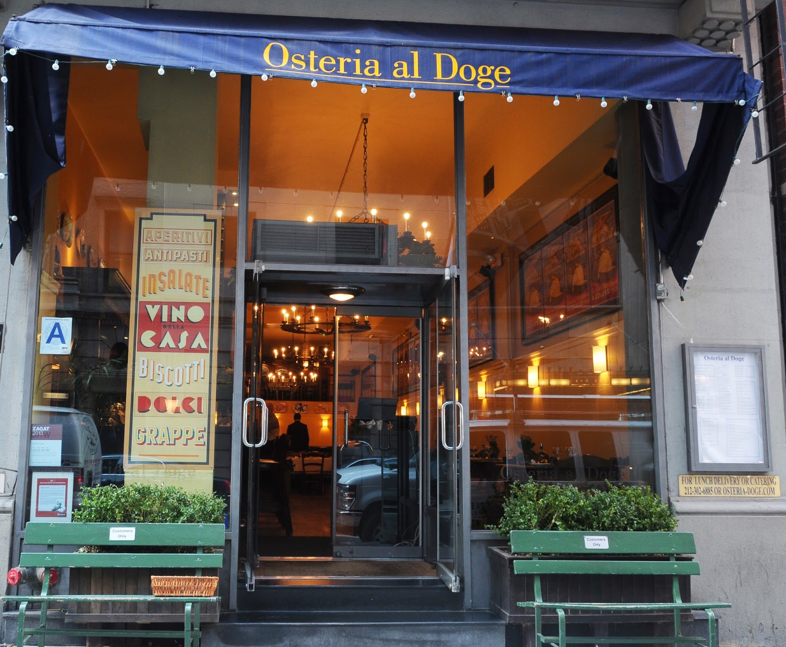 Photo of Osteria al Doge in New York City, New York, United States - 1 Picture of Restaurant, Food, Point of interest, Establishment, Bar