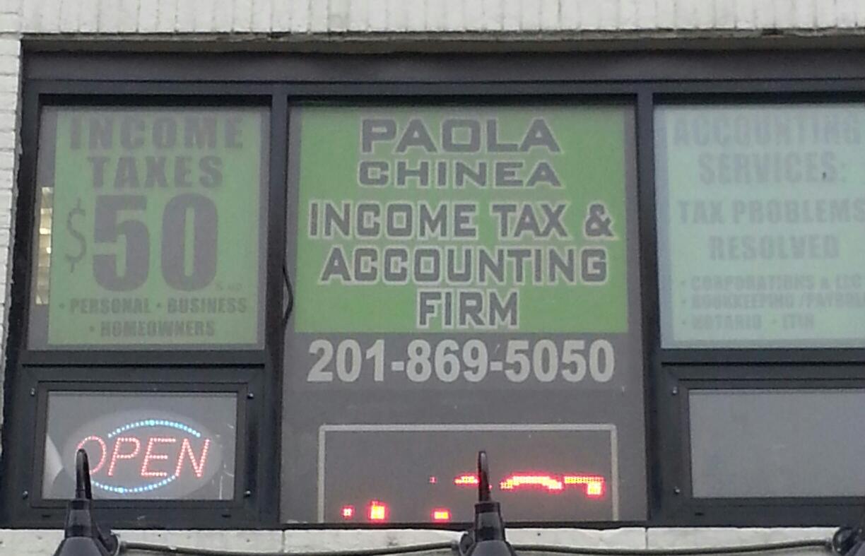 Photo of Paola Chinea Income Tax in West New York City, New Jersey, United States - 1 Picture of Point of interest, Establishment, Finance, Accounting