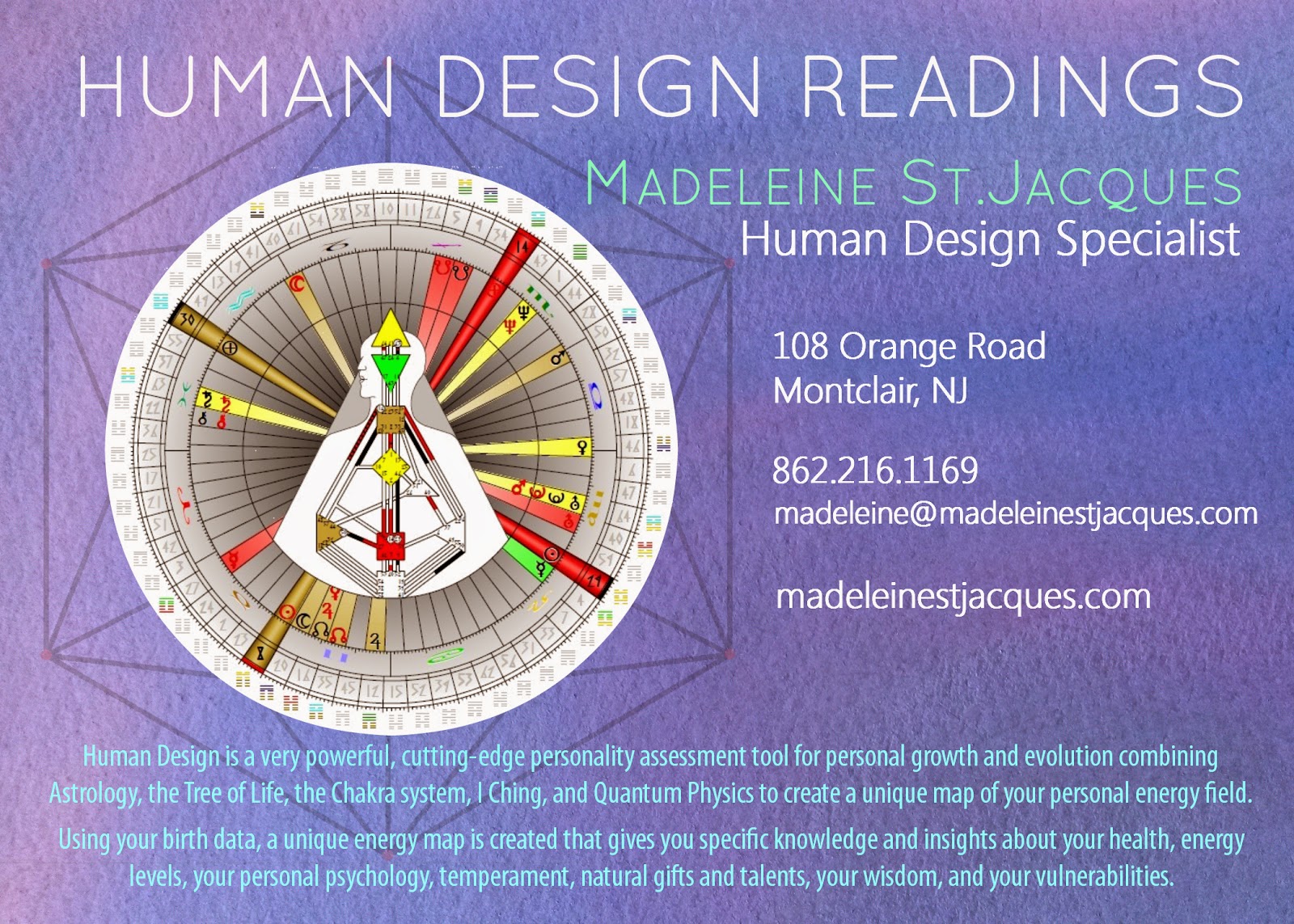 Photo of Human Design Readings - Madeleine St.Jacques in Montclair City, New Jersey, United States - 2 Picture of Point of interest, Establishment, Health