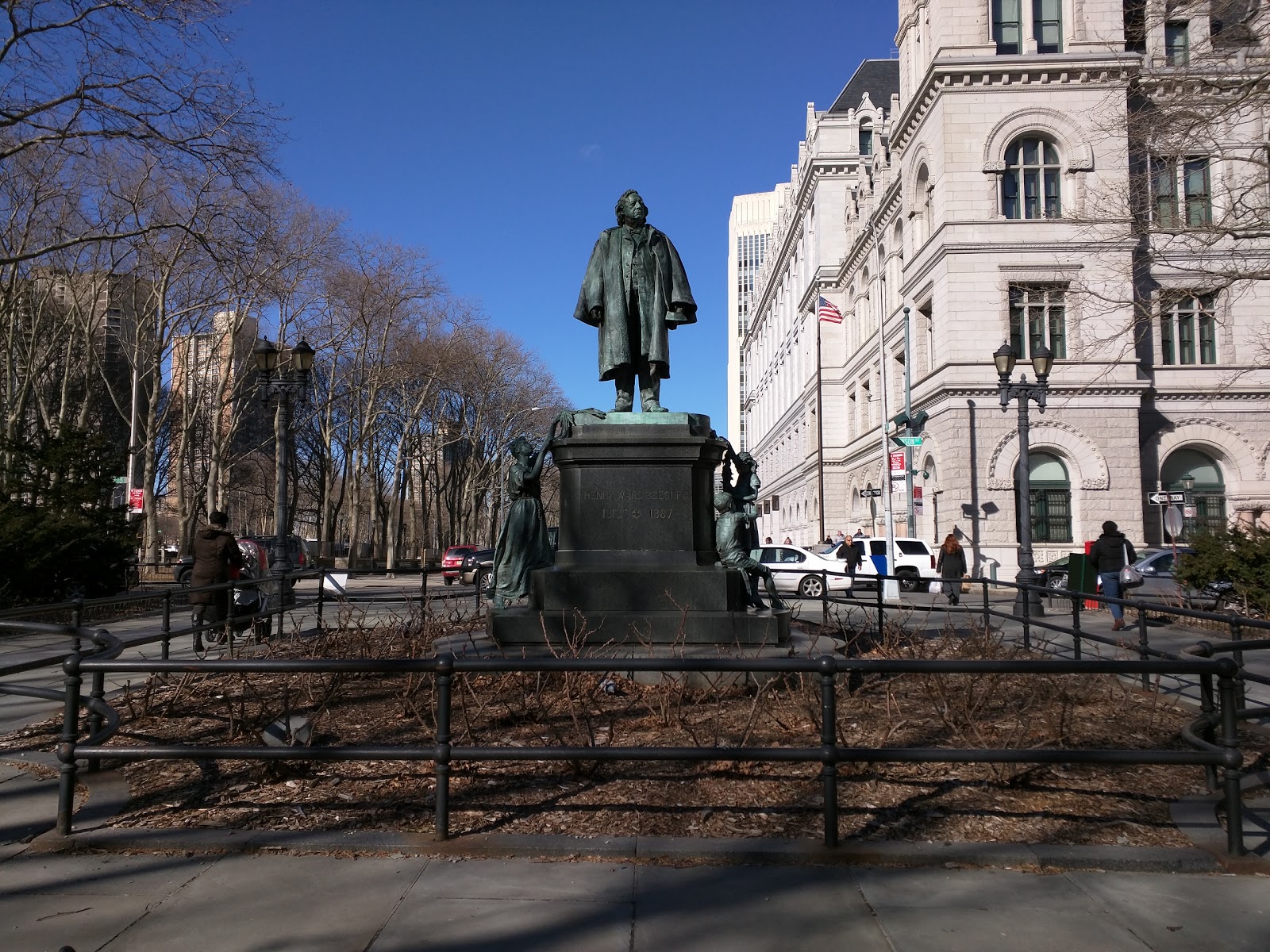 Photo of Henry Ward Beecher Statue in Kings County City, New York, United States - 2 Picture of Point of interest, Establishment, Park