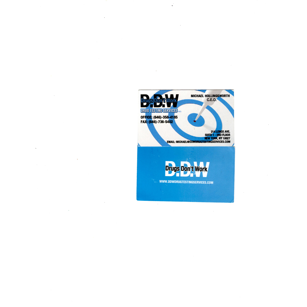 Photo of D.D.W. Drug Testing Services, Inc. in New York City, New York, United States - 3 Picture of Point of interest, Establishment, Health