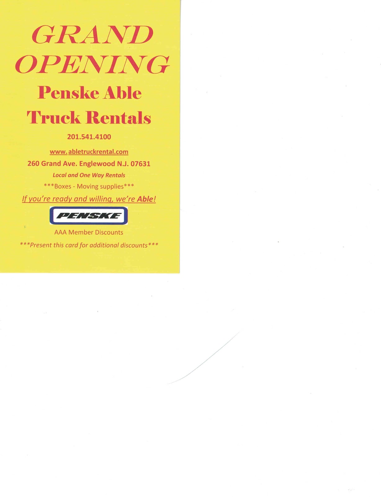 Photo of Penske Able Truck Rental in Englewood City, New Jersey, United States - 5 Picture of Point of interest, Establishment