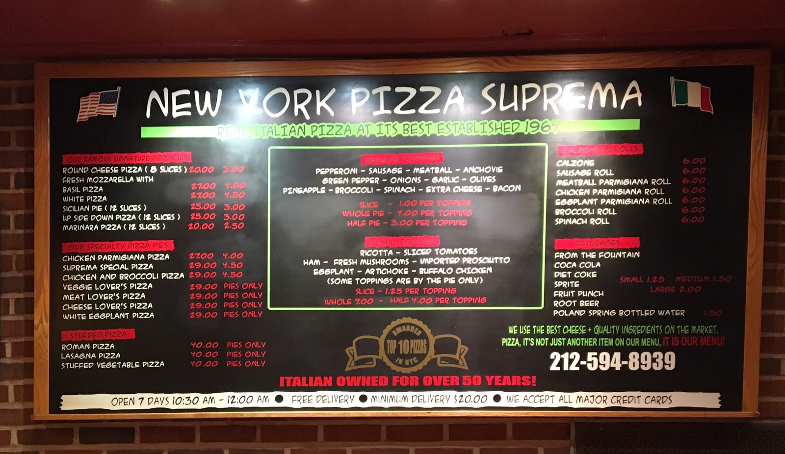 Photo of NY Pizza Suprema in New York City, New York, United States - 9 Picture of Restaurant, Food, Point of interest, Establishment