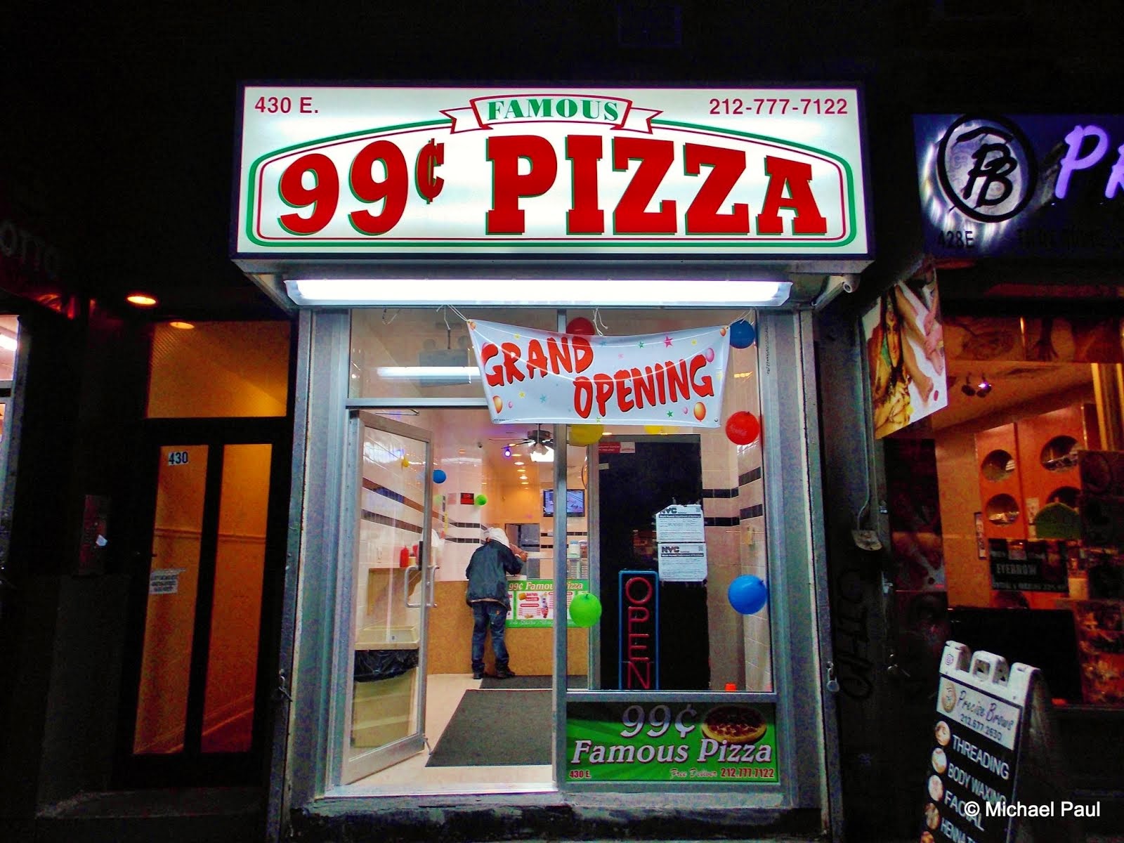 Photo of Famous 99 Cent Pizza in New York City, New York, United States - 1 Picture of Restaurant, Food, Point of interest, Establishment