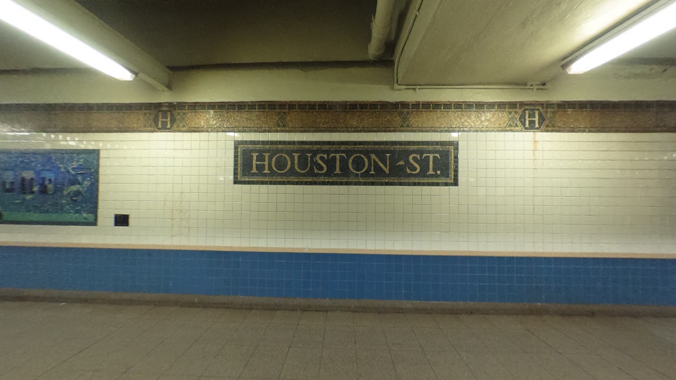 Photo of Houston St in New York City, New York, United States - 3 Picture of Point of interest, Establishment, Transit station, Subway station