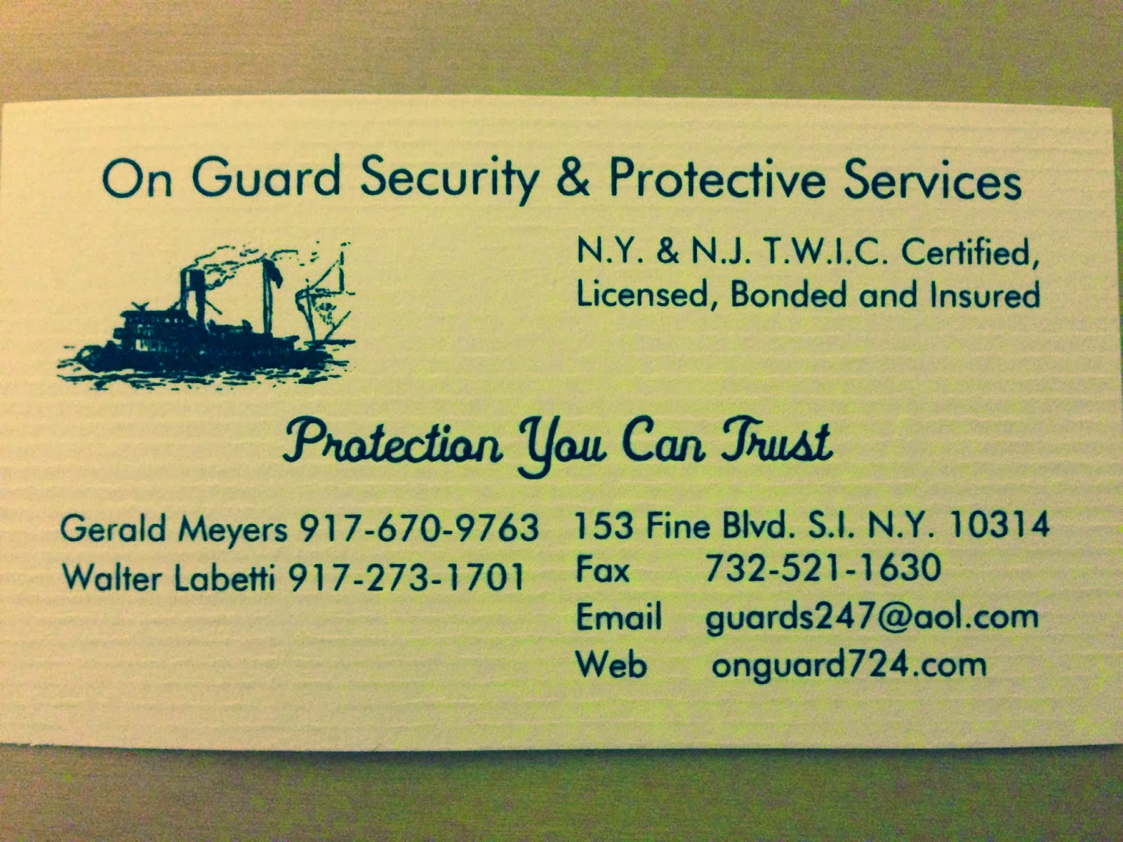 Photo of On Guard Security in Richmond City, New York, United States - 2 Picture of Point of interest, Establishment