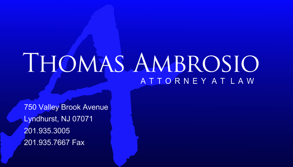 Photo of Thomas Ambrosio, Esq. in Lyndhurst City, New Jersey, United States - 2 Picture of Point of interest, Establishment, Lawyer