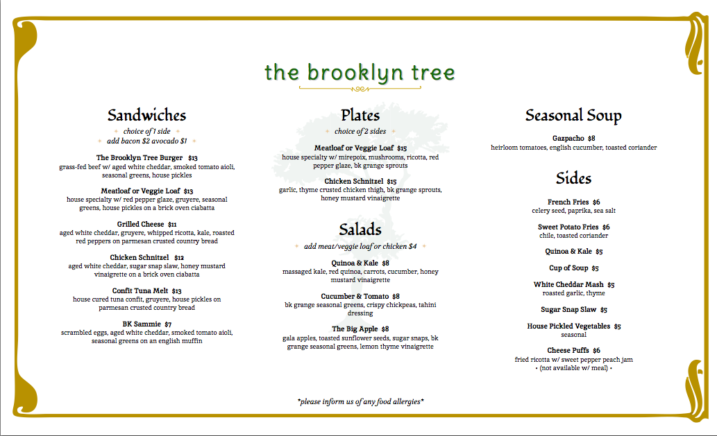 Photo of The Brooklyn Tree in Kings County City, New York, United States - 5 Picture of Restaurant, Food, Point of interest, Establishment