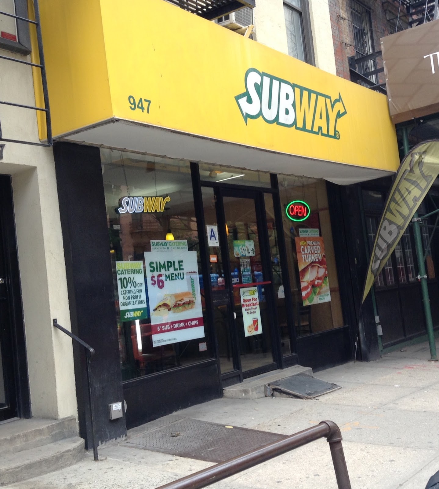 Photo of Subway in New York City, New York, United States - 1 Picture of Restaurant, Food, Point of interest, Establishment