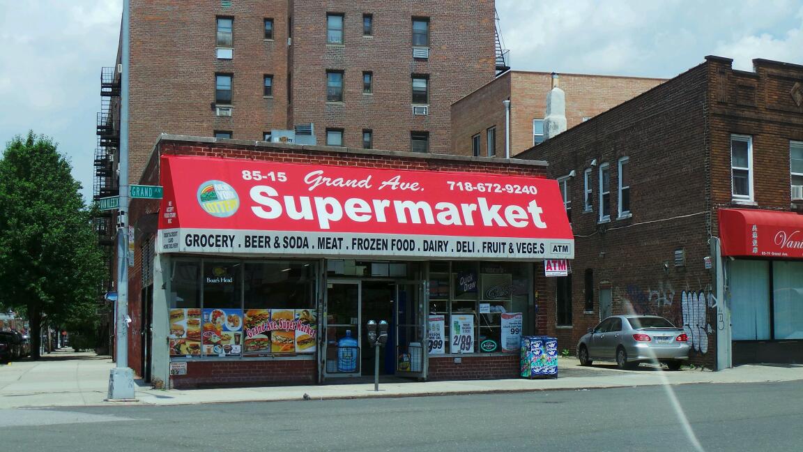 Photo of Grand Ave Supermarket in Flushing City, New York, United States - 1 Picture of Food, Point of interest, Establishment, Store, Grocery or supermarket, Liquor store