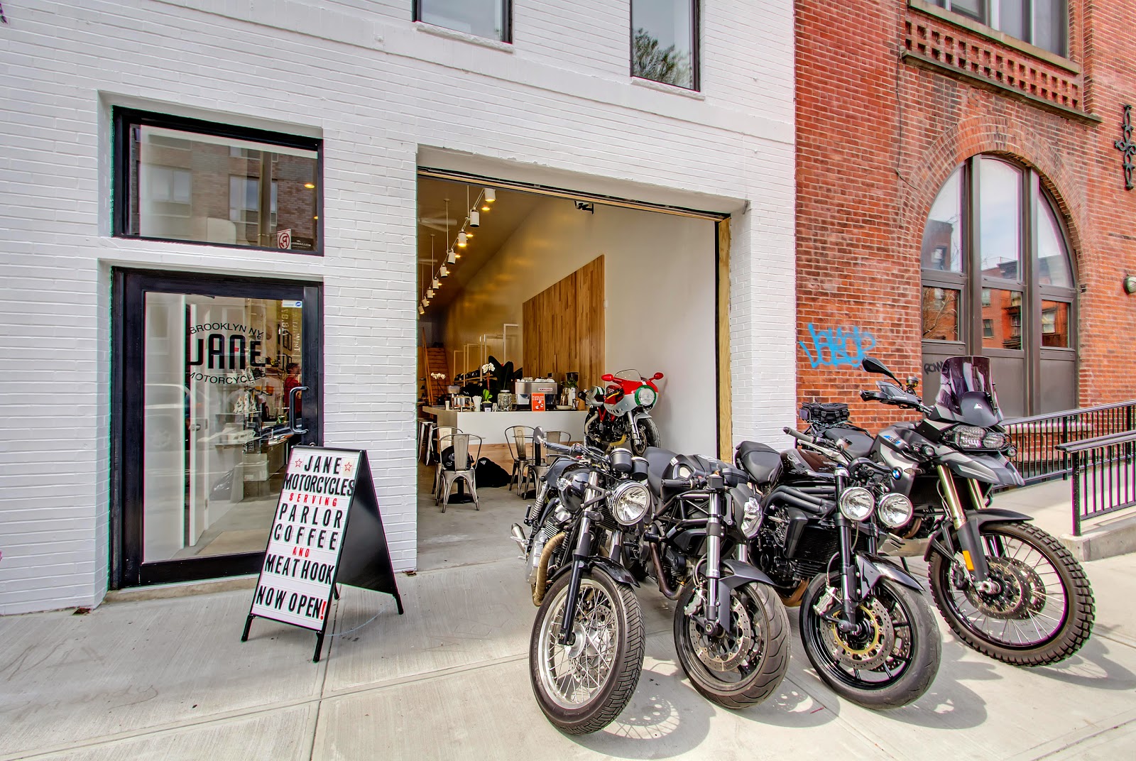 Photo of JANE Motorcycles in Brooklyn City, New York, United States - 8 Picture of Food, Point of interest, Establishment, Store, Cafe, Clothing store, Book store
