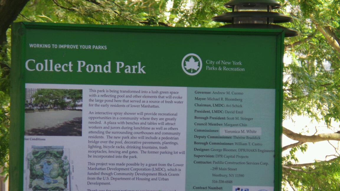 Photo of Collect Pond Park in New York City, New York, United States - 3 Picture of Point of interest, Establishment, Park