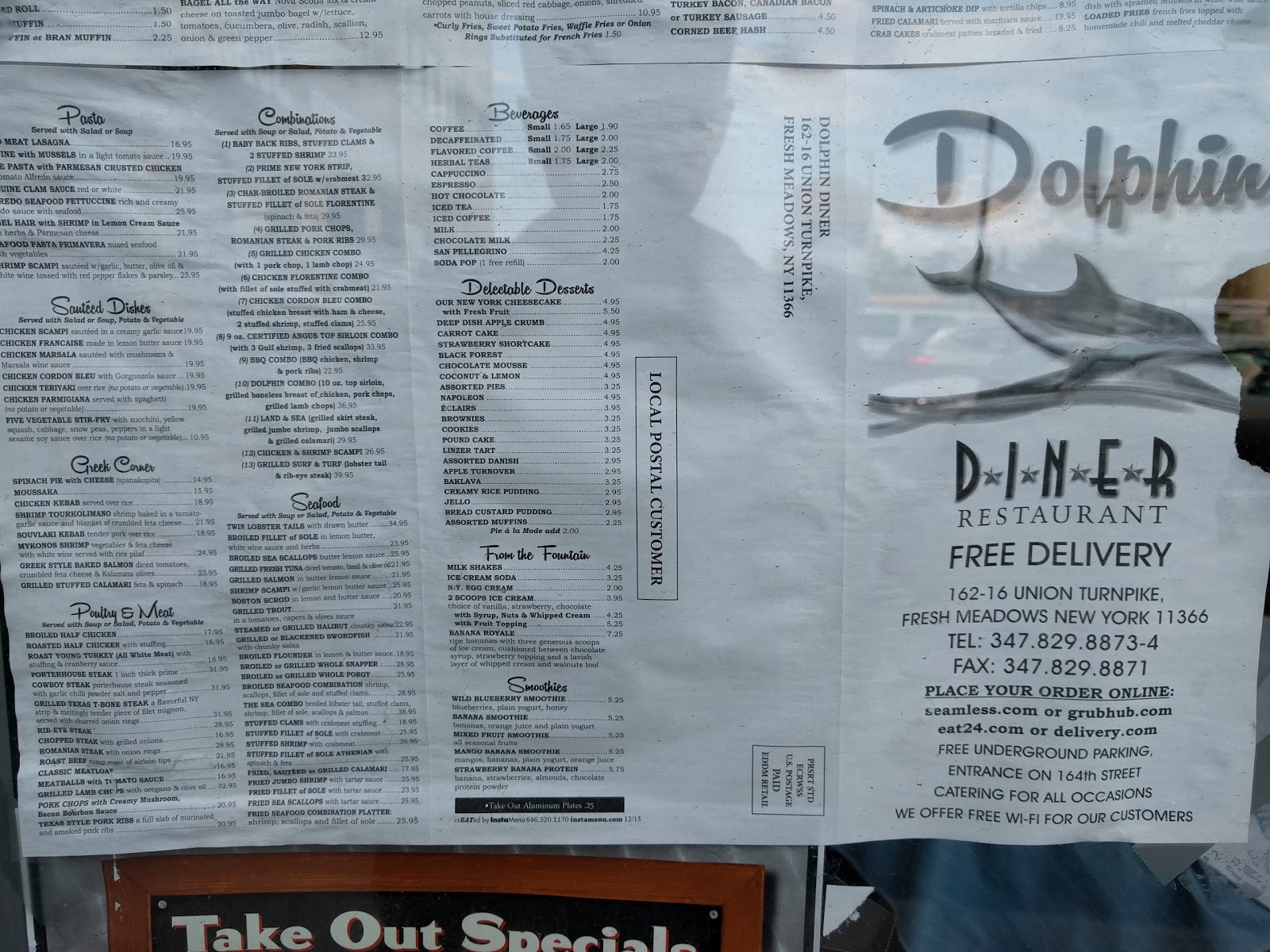 Photo of Dolphin Diner in Fresh Meadows City, New York, United States - 2 Picture of Restaurant, Food, Point of interest, Establishment