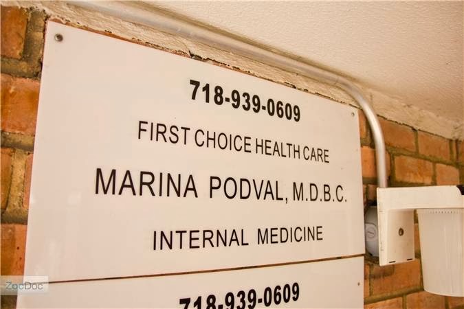 Photo of Marina Podval, MD - First Choice Health Care in Flushing City, New York, United States - 2 Picture of Point of interest, Establishment, Health, Doctor
