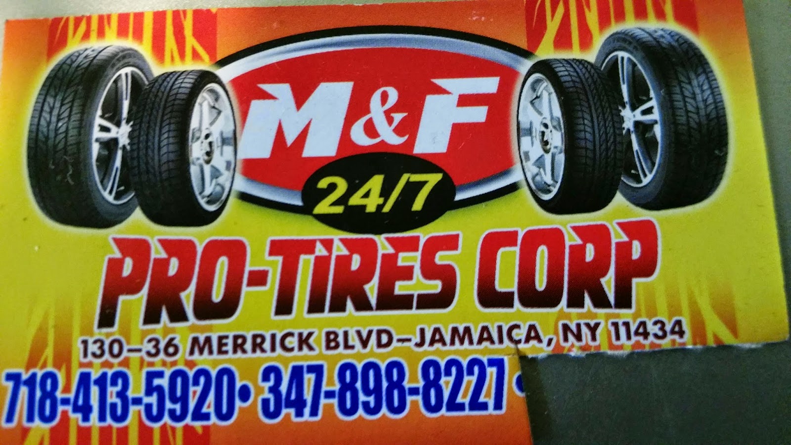 Photo of M&F Pro 24 Hour Tire Shop in Jamaica City, New York, United States - 3 Picture of Point of interest, Establishment, Store, Car repair