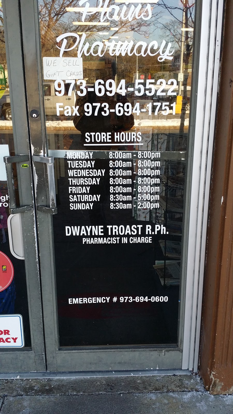Photo of Plains Pharmacy in Wayne City, New Jersey, United States - 1 Picture of Point of interest, Establishment, Store, Health, Pharmacy