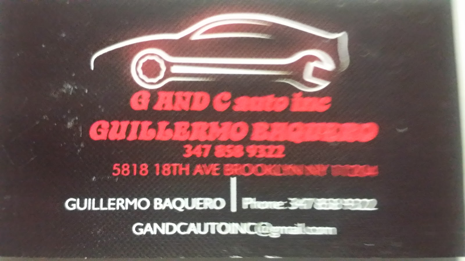 Photo of G&C auto inc GUILLERMO BAQUERO in New York City, New York, United States - 1 Picture of Point of interest, Establishment, Gas station