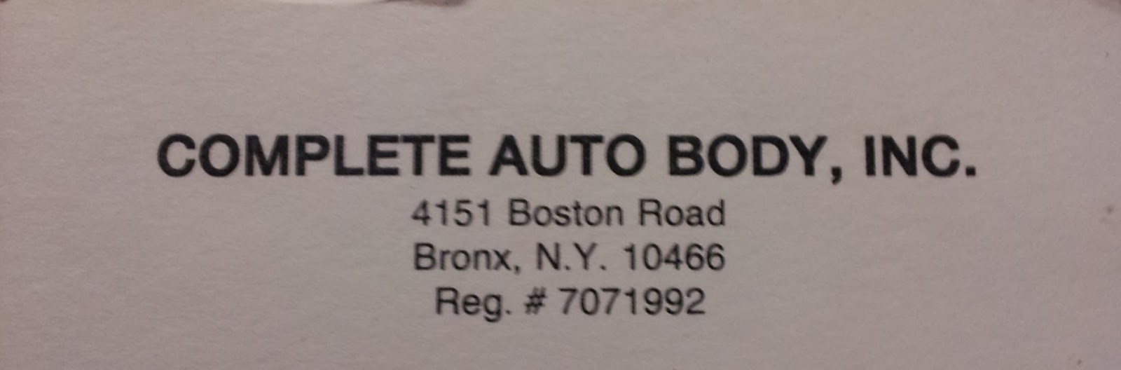 Photo of Complete Auto Body, Inc in Bronx City, New York, United States - 4 Picture of Point of interest, Establishment, Car repair