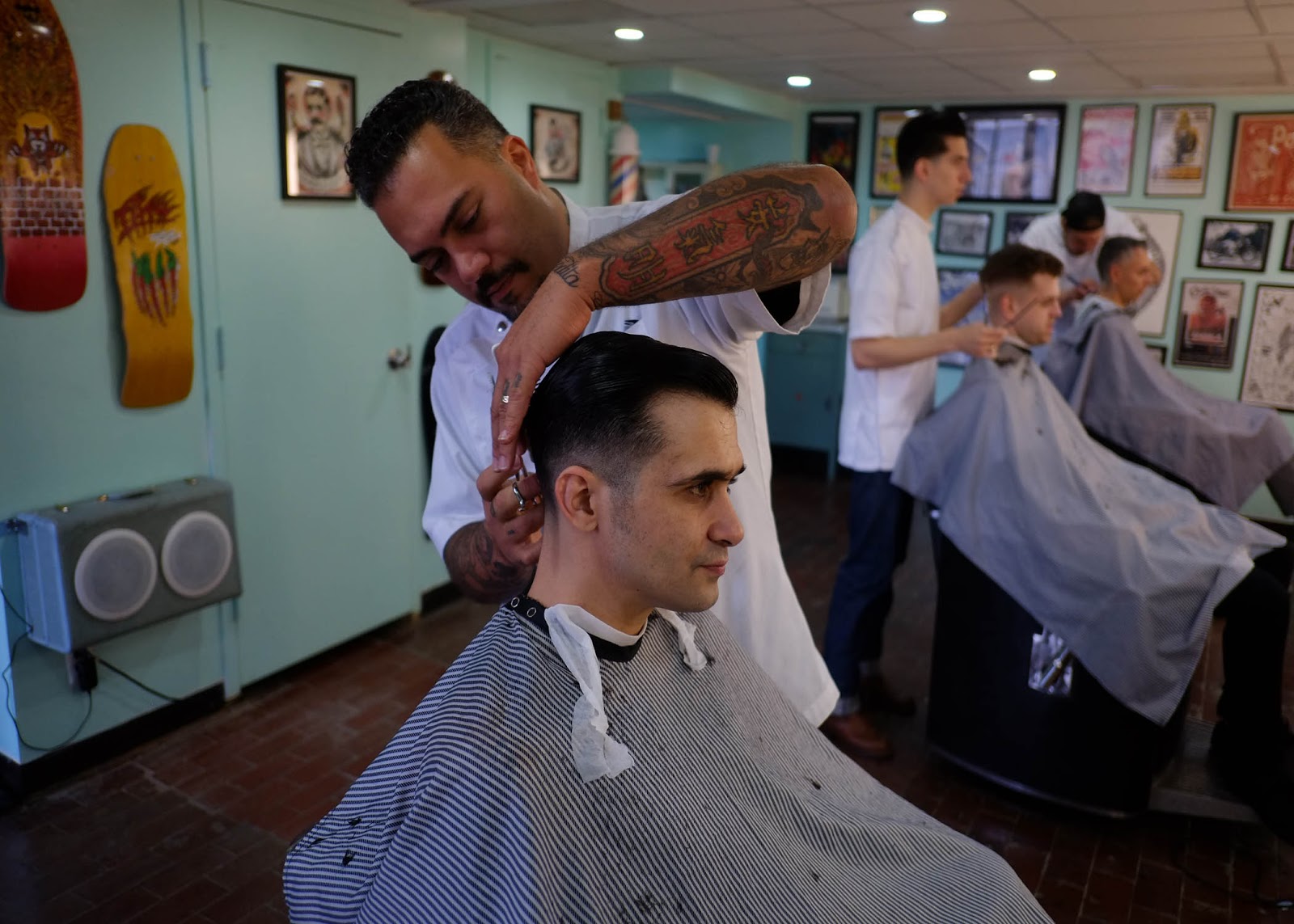 Photo of The Stepping Razor Barbershop in Brooklyn City, New York, United States - 2 Picture of Point of interest, Establishment, Health, Hair care