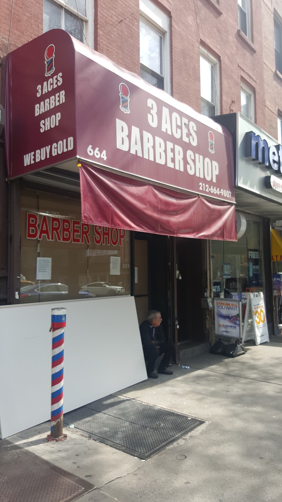 Photo of 3 Aces Barber Shop in New York City, New York, United States - 2 Picture of Point of interest, Establishment, Health, Hair care