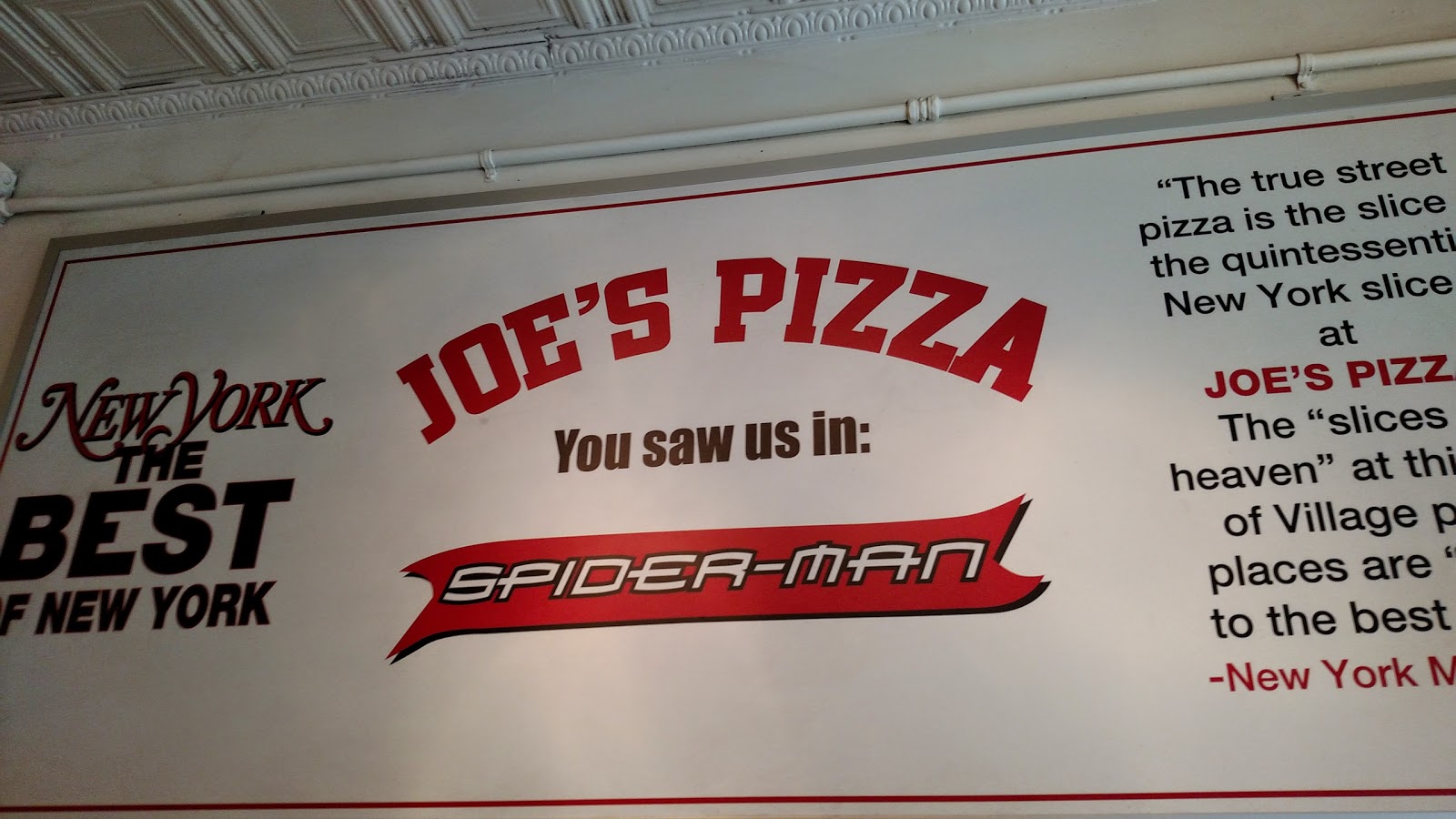 Photo of Joe's Pizza in New York City, New York, United States - 10 Picture of Restaurant, Food, Point of interest, Establishment, Meal takeaway, Meal delivery