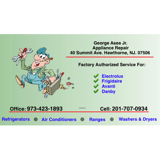 Photo of George Asea Appliance Repair in Hawthorne City, New Jersey, United States - 2 Picture of Point of interest, Establishment