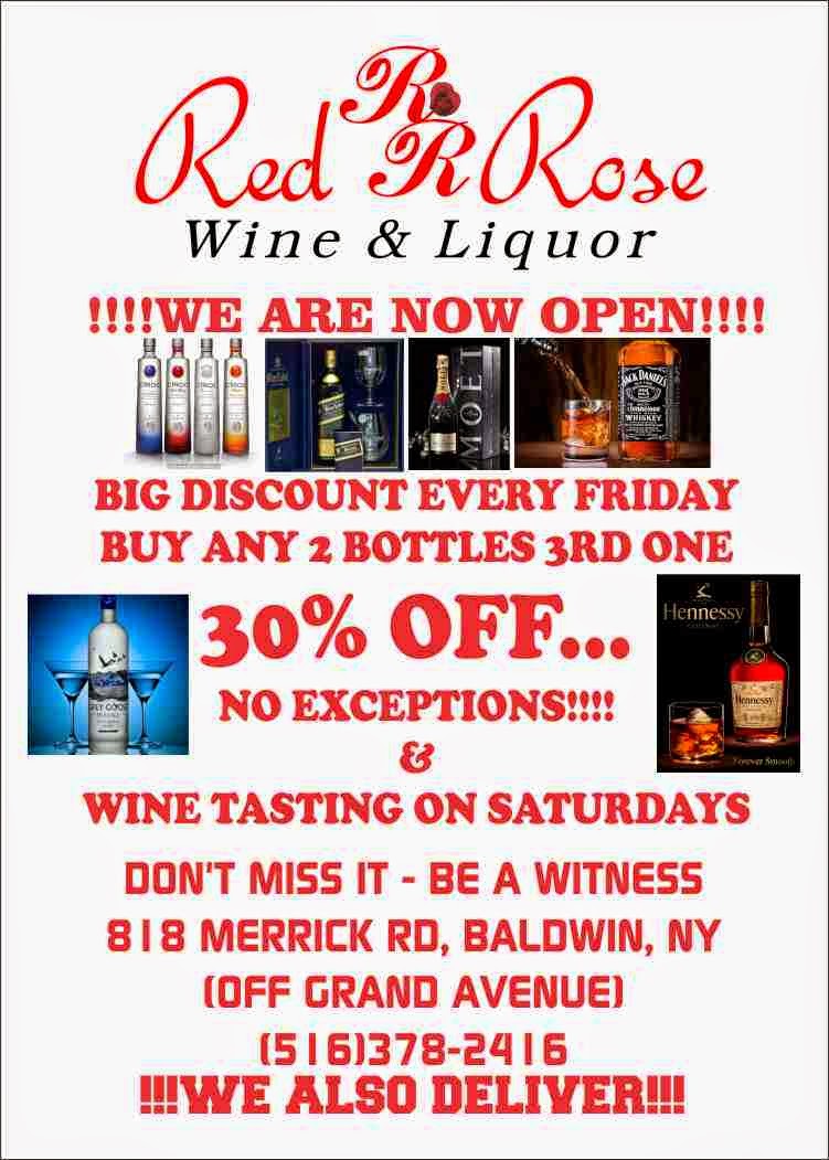 Photo of Red Rose Wine & Liquor in Baldwin City, New York, United States - 3 Picture of Food, Point of interest, Establishment, Store, Liquor store