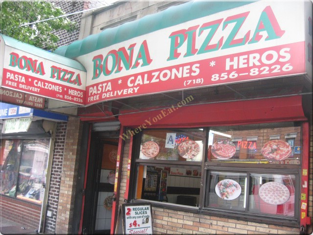 Photo of Bona Pizza in Brooklyn City, New York, United States - 3 Picture of Restaurant, Food, Point of interest, Establishment, Meal takeaway, Meal delivery