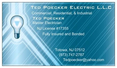 Photo of Ted Poecker Electric LLC in Totowa City, New Jersey, United States - 1 Picture of Point of interest, Establishment, Electrician